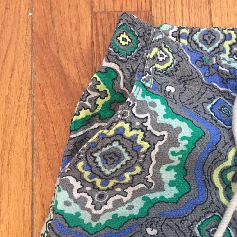 3/$20 Old Navy Linen Bold Printed Shorts Sz 16